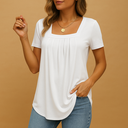 Women's Square Neck Blouse - VibreMode