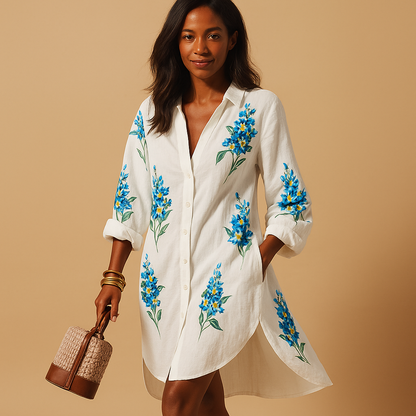 Women’s elegant summer dress with breathable fabric and flattering fit, perfect for warm days, casual outings, and summer parties.