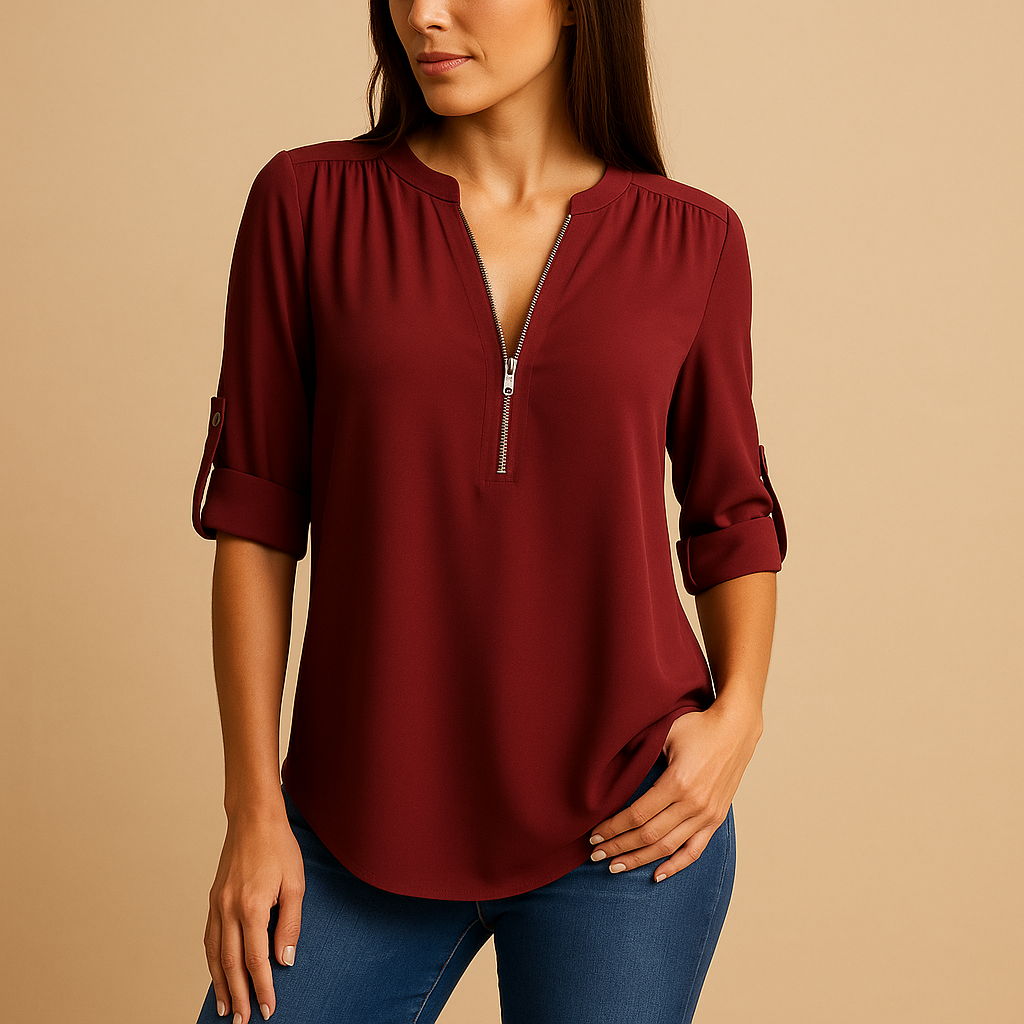 Women's V-Neck Blouse