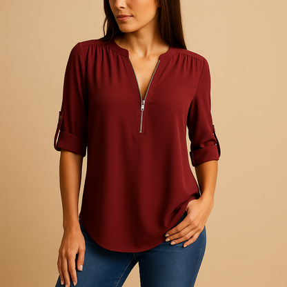 Women's V-Neck Blouse