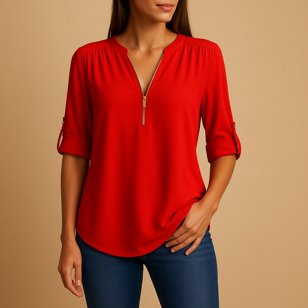 Women's V-Neck Blouse
