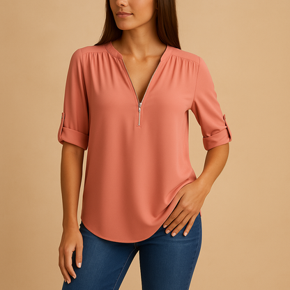 Women's V-Neck Blouse