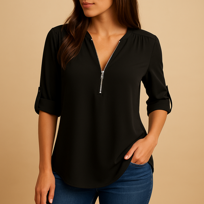 Women's V-Neck Blouse