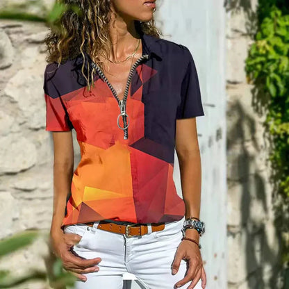 Women's Summer Blouse Cotton Lightweight