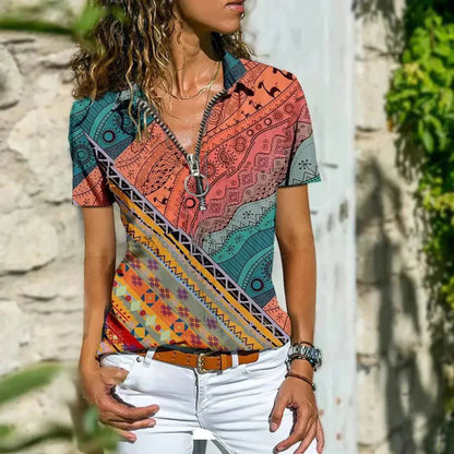 Women's Summer Blouse Cotton Lightweight