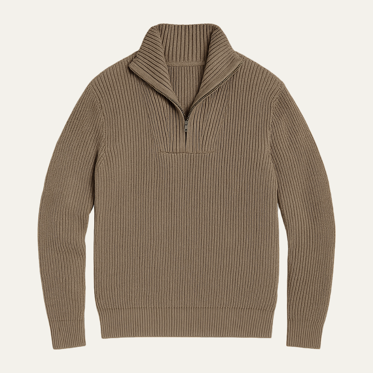 Ellington Men's Cable Knit Sweater Textured Half Zip - VibreMode