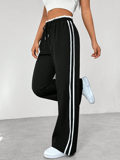 Women's Wide Leg Sport Pants - VibreMode
