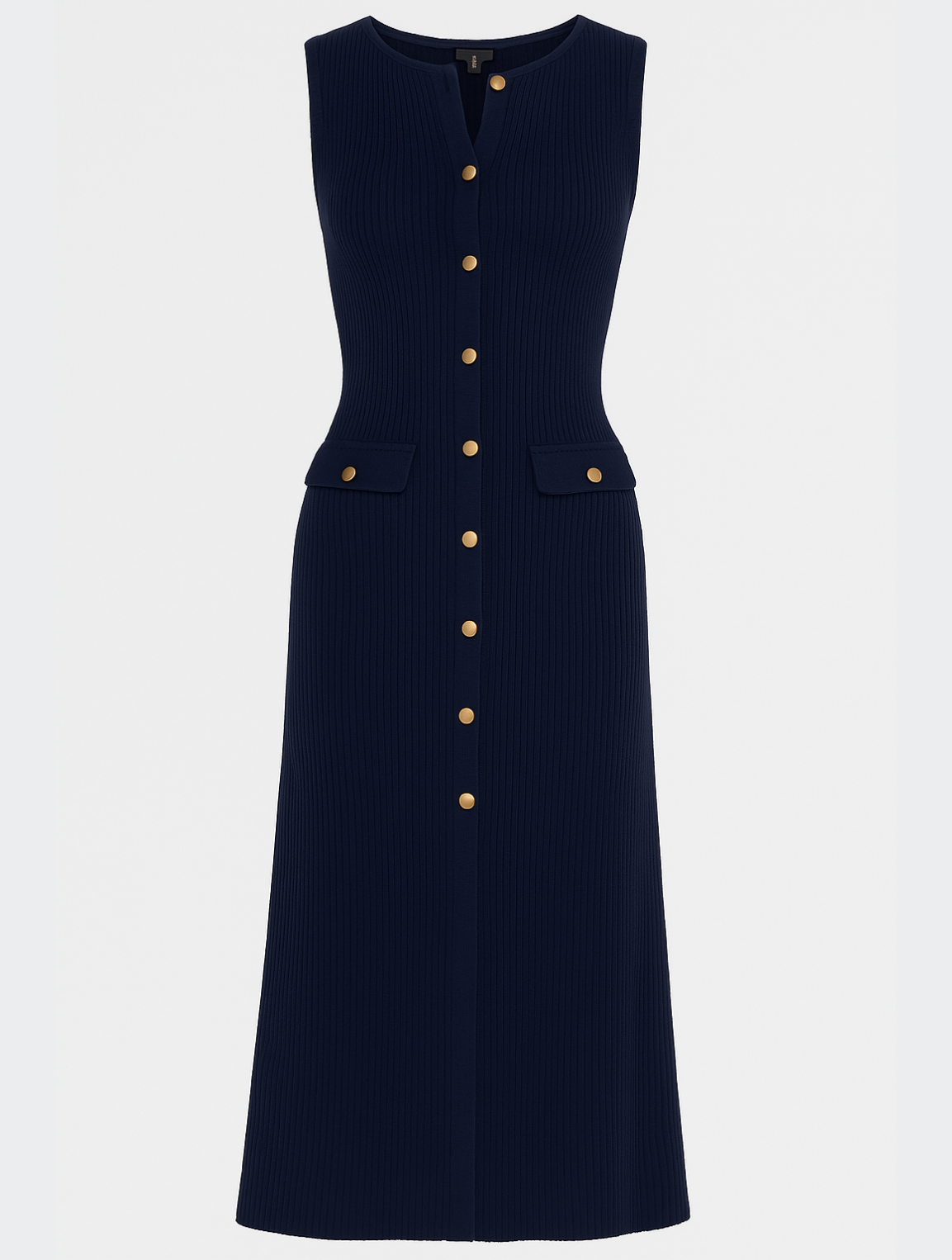 Image of Ellen | Women's Button Front Midi Dress