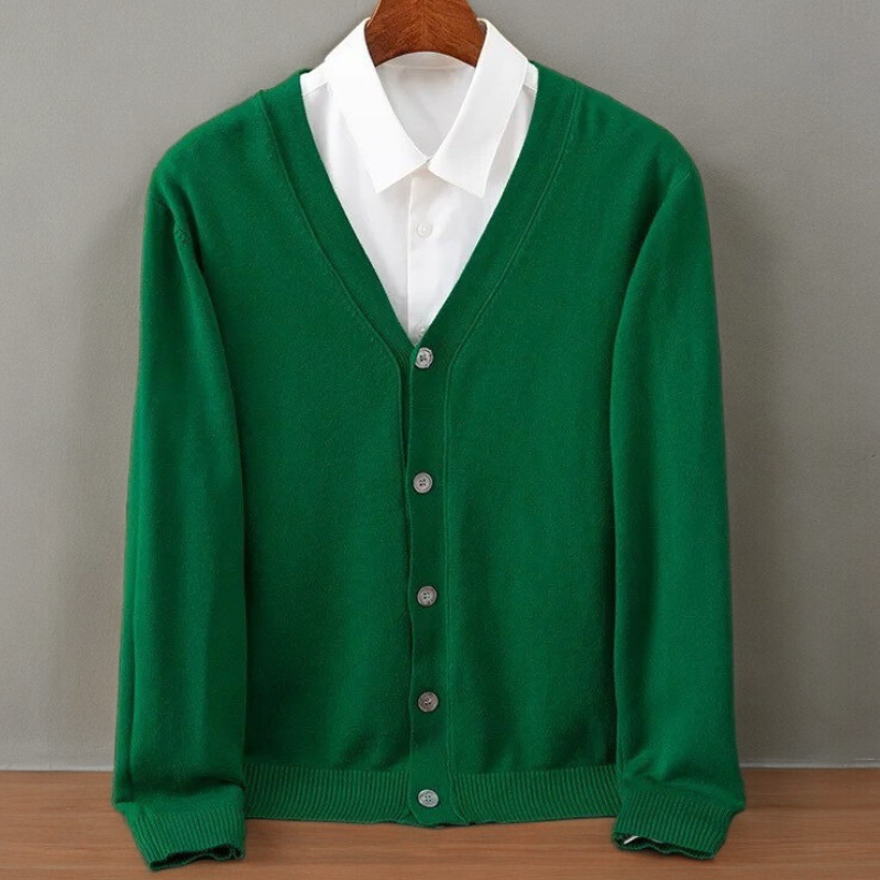 Santorini Cashmere Cardigan - Edward Fraiser