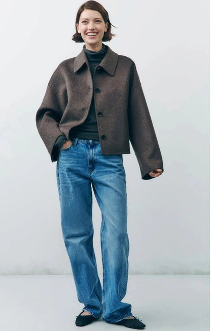 Image of Emily | Women's Cropped Boxy Jacket