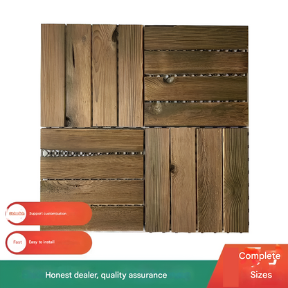 Wood Interlocking Tiles Indoor Outdoor