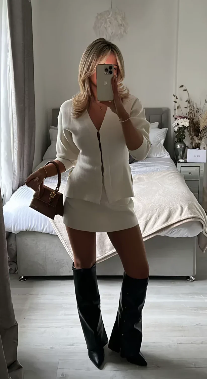 Women's Skirt Jacket Set