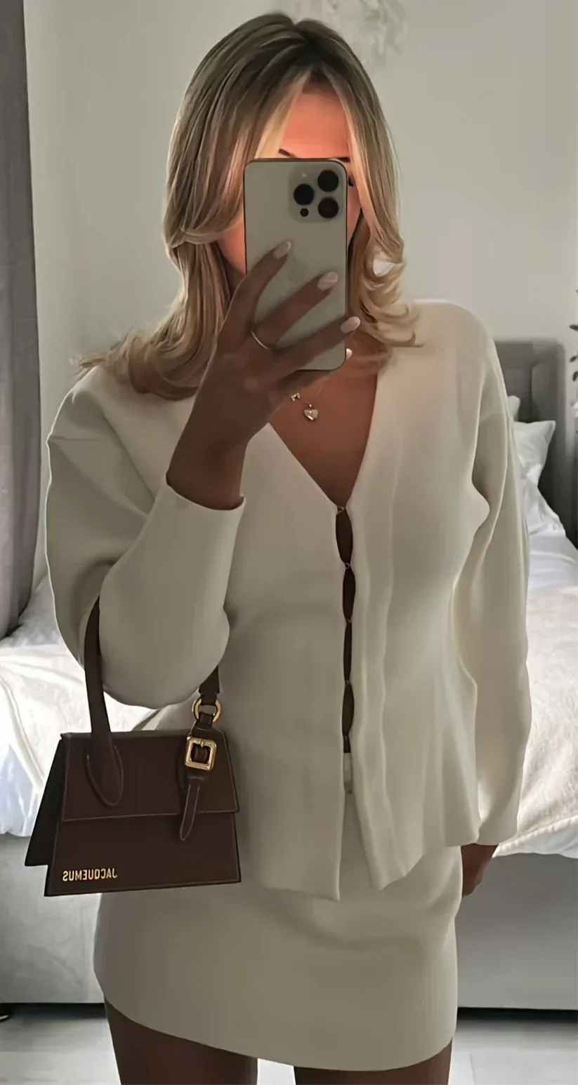 Women's Skirt Jacket Set