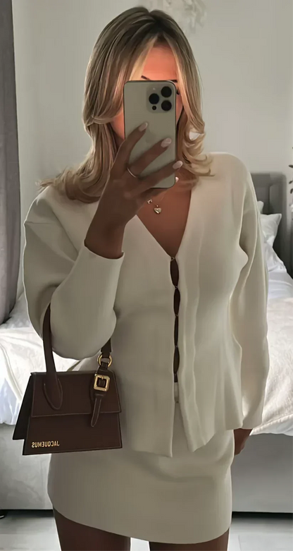 Women's Skirt Jacket Set