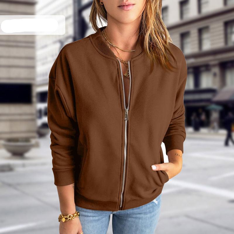Image of Esme | Women's Zip-Up Bomber Jacket