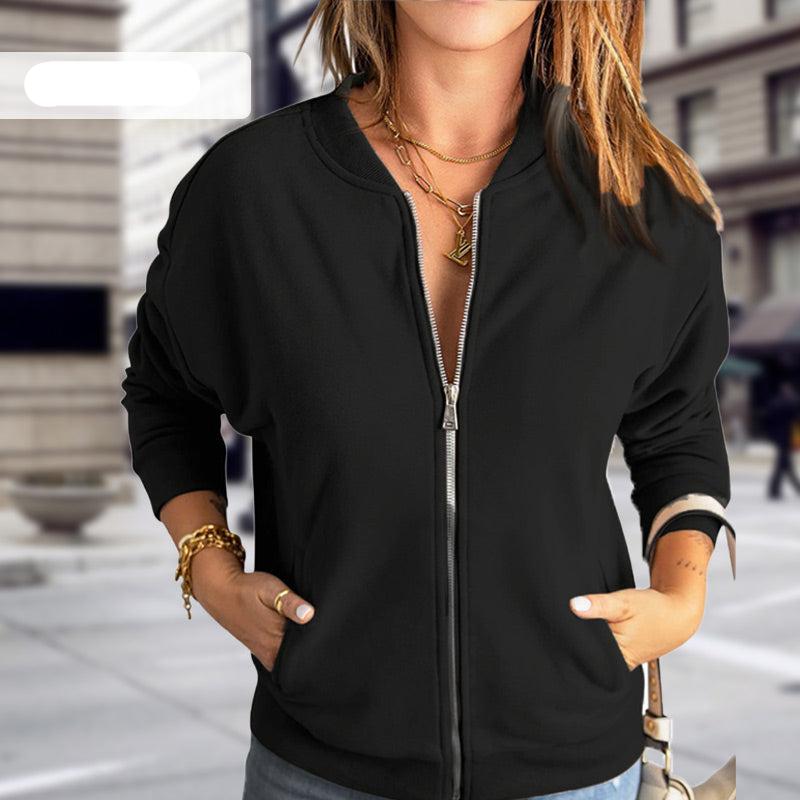 Image of Esme | Women's Zip-Up Bomber Jacket