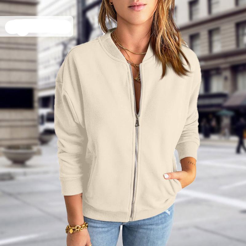 Image of Esme | Women's Zip-Up Bomber Jacket