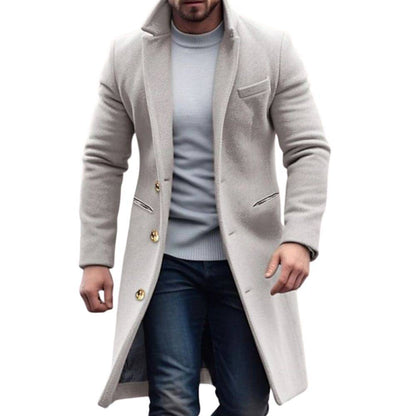 Men's Stylish Fitted Overcoat