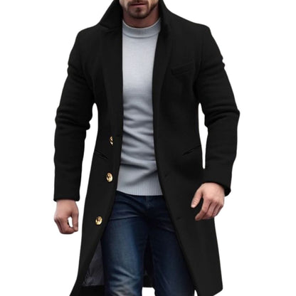 Men's Stylish Fitted Overcoat