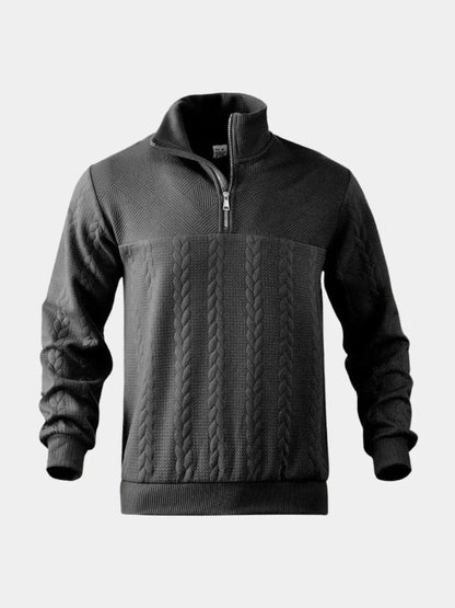Soft Knit Quarter Zip Pullover Sweater