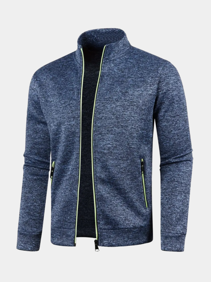 Ethan Men's Athletic Full Zip Jacket - VibreMode
