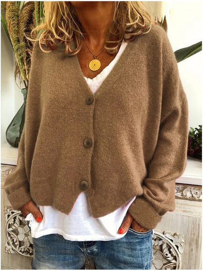 Cozy Women's Knit Sweater Cardigan
