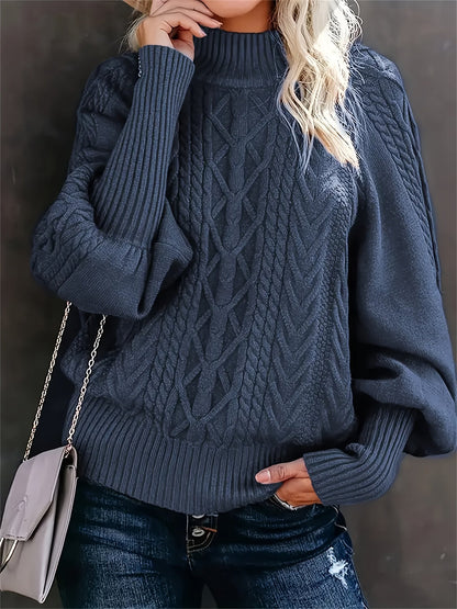 Relaxed Fit Crew Neck Sweater