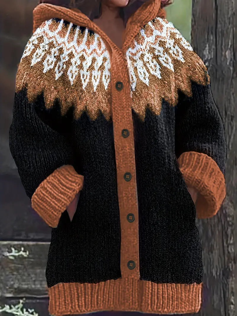 Relaxed Fit Hoodie Sweater Cardigan