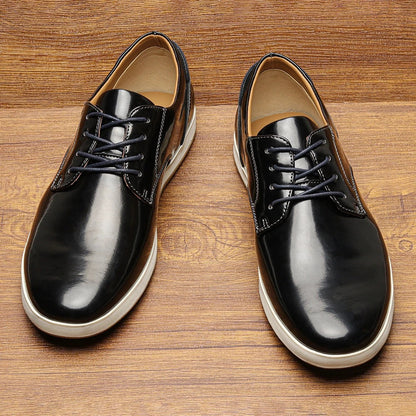 Premium Leather Low Top Shoes