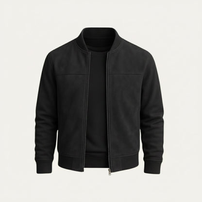 Men's Suede Jacket Autumn Brown