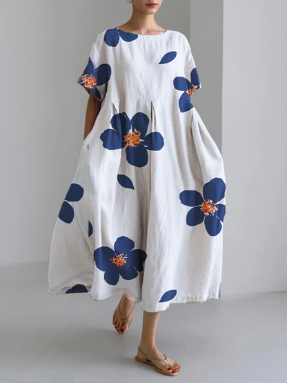 Bright Floral Maxi Dress for Women