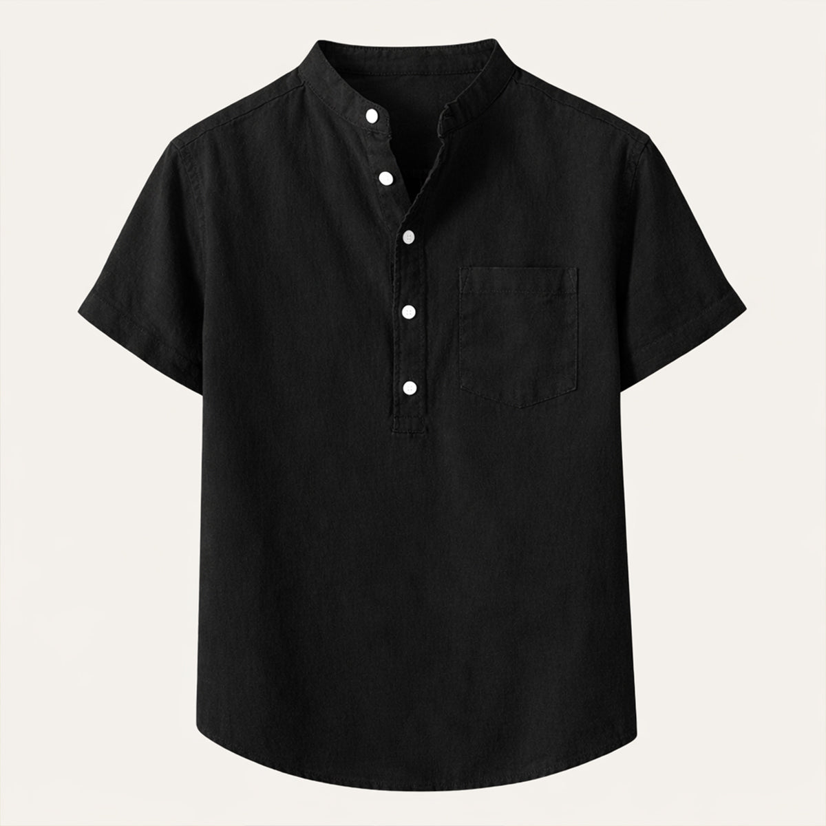 Men's Soft Summer Shirt Cotton Chest Pocket