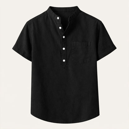 Men's Soft Summer Shirt Cotton Chest Pocket
