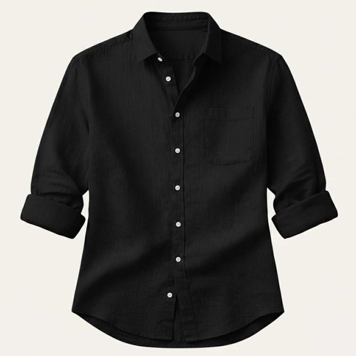 Men's Cotton Linen Summer Shirt Lightweight