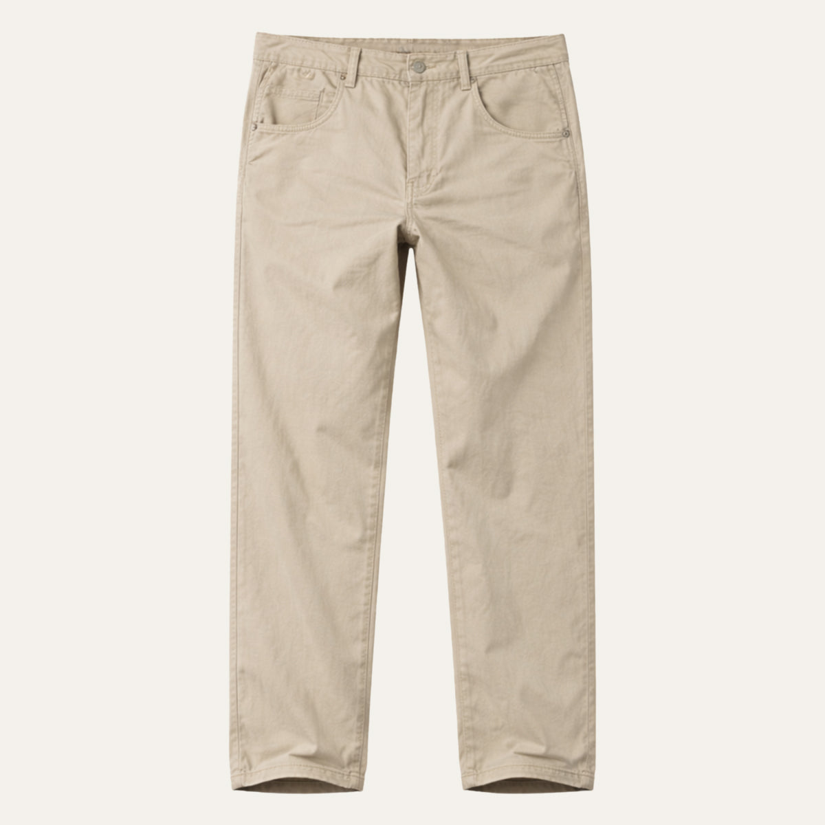 Men's Cotton Straight Leg Pants Loose Fit