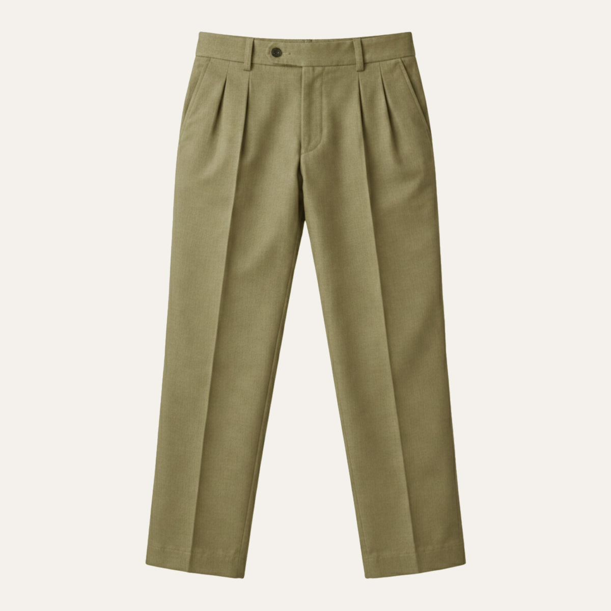 Men's Linen Summer Pants Loose Fit Breathable Beige