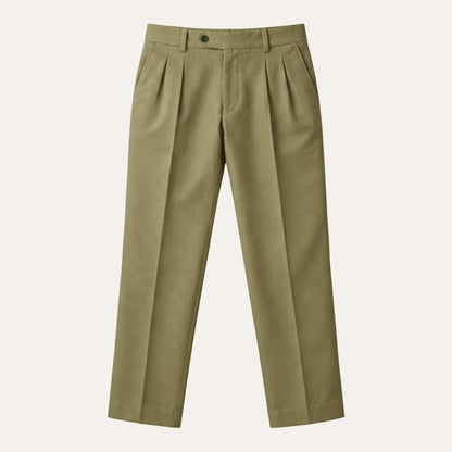 Men's Linen Summer Pants Loose Fit Breathable Beige