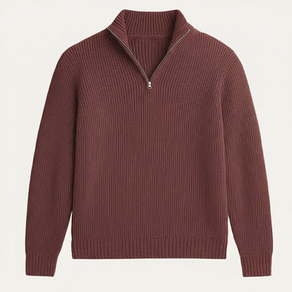 Vicenza Men's Soft Knit Half Zip Sweater