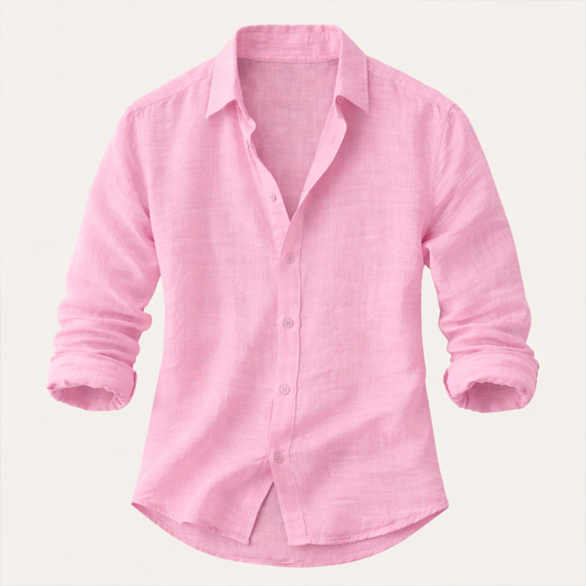 Men's Cotton Linen Beach Shirt