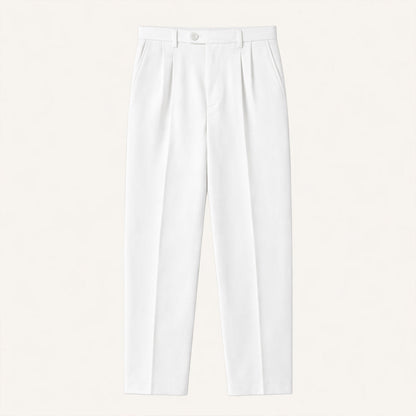 Men's Classic Pleated Tailored Pants