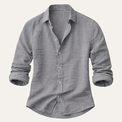 Men's Cotton Linen Beach Shirt