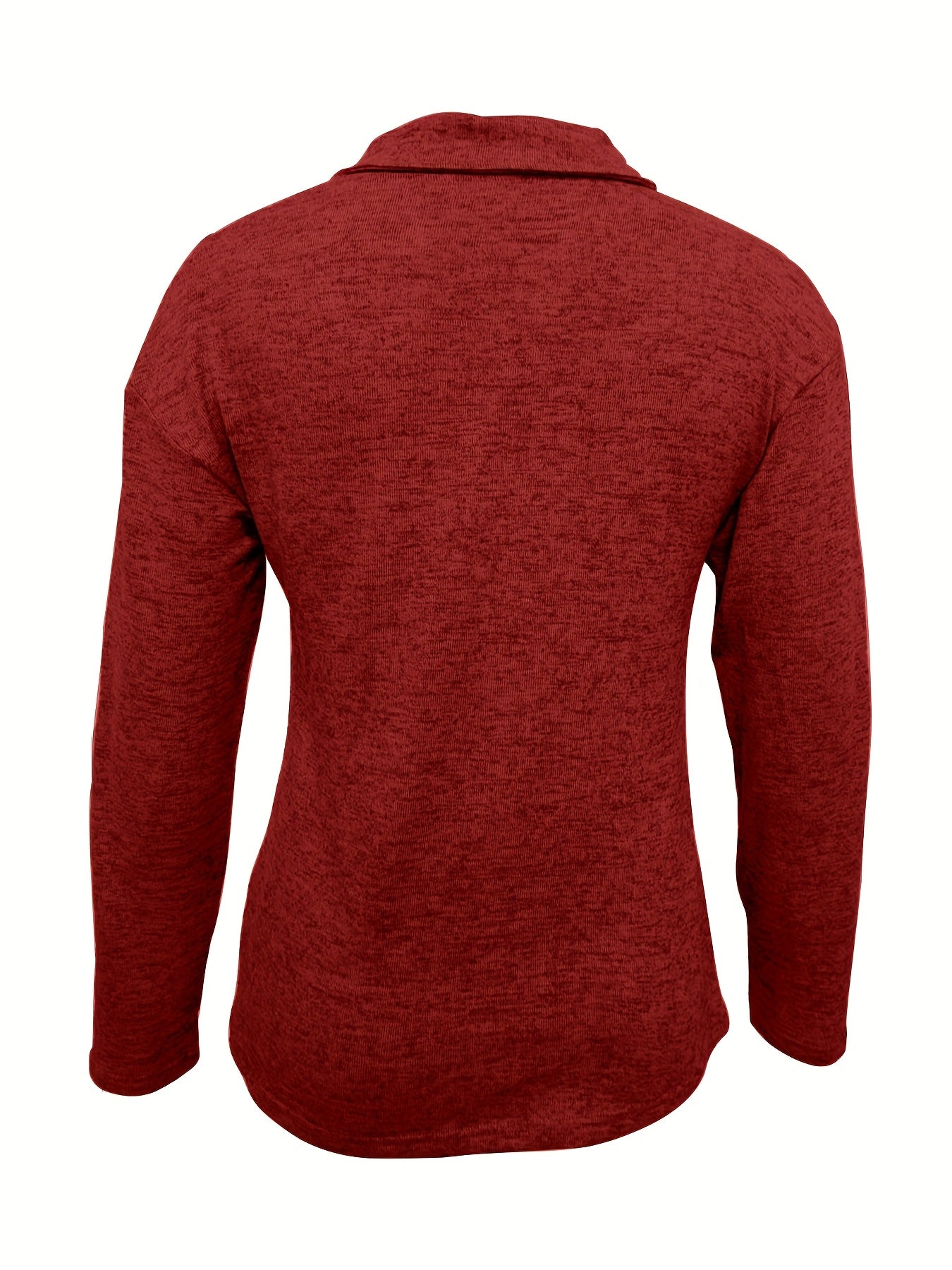 Relaxed Fit Crew Neck Long Sleeve Shirt