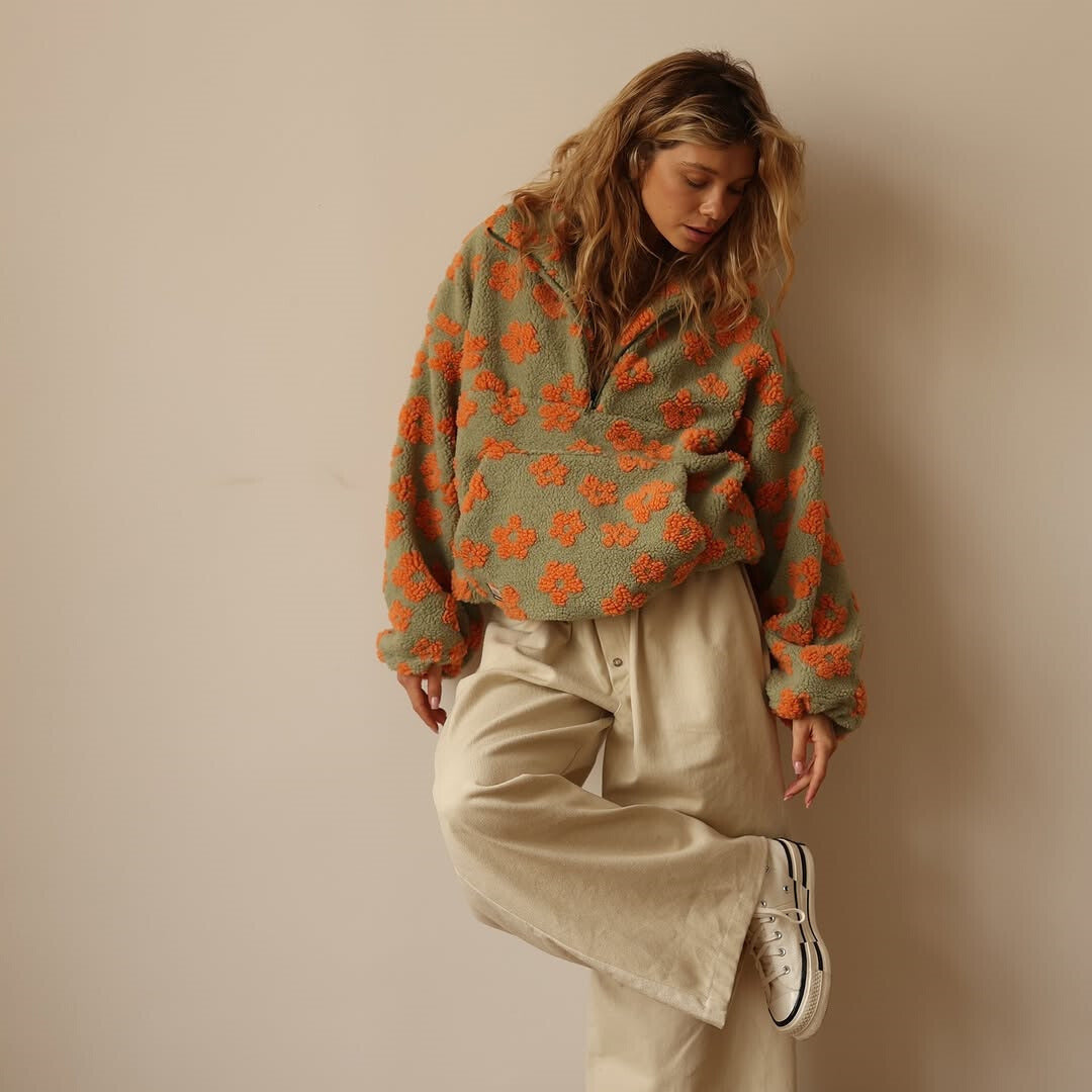 Cozy Crew Neck Pullover Sweater