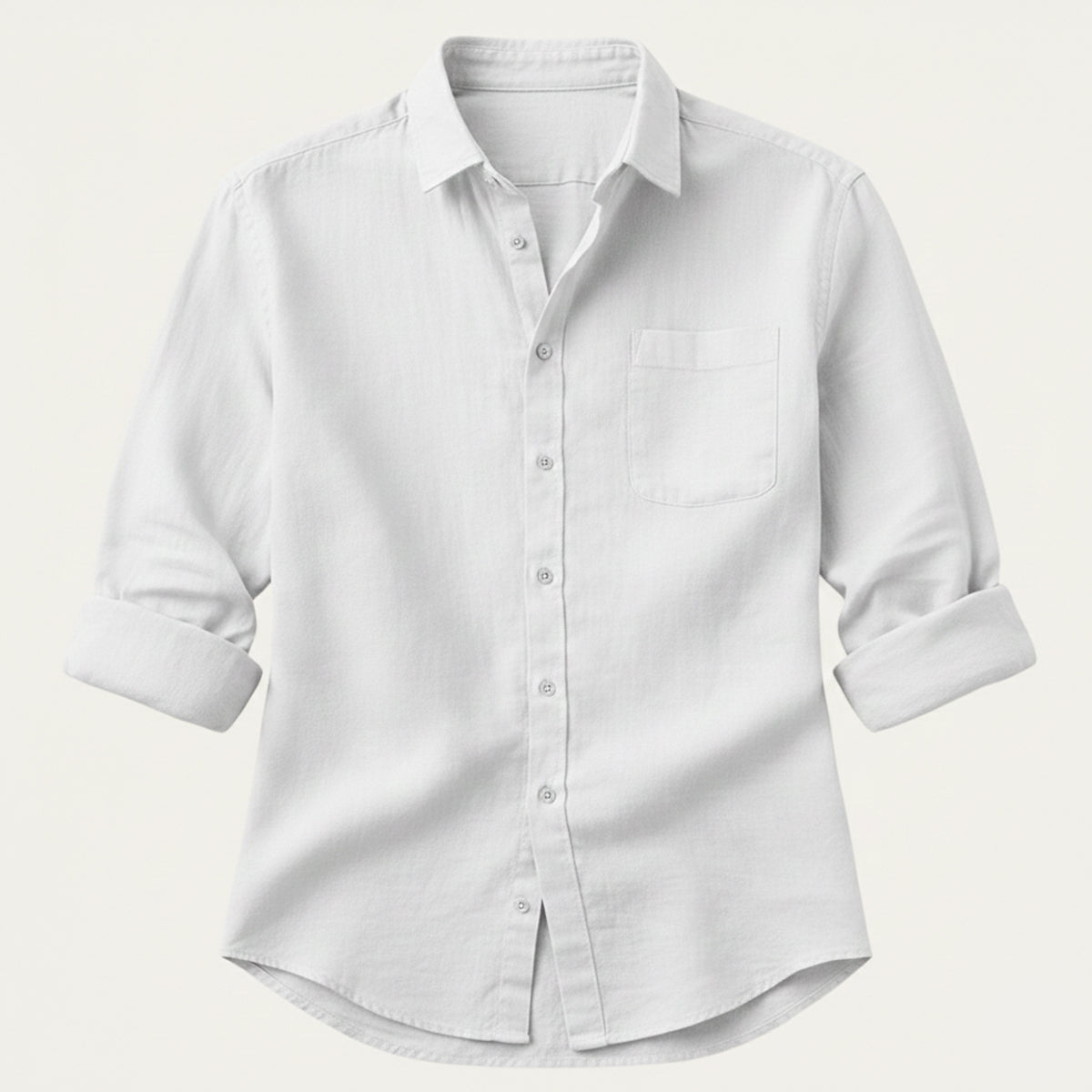 Men's Cotton Linen Summer Shirt Lightweight
