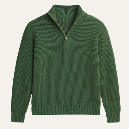 Vicenza Men's Soft Knit Half Zip Sweater