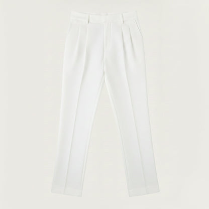 Men's Linen Summer Pants Loose Fit Lightweight Beige