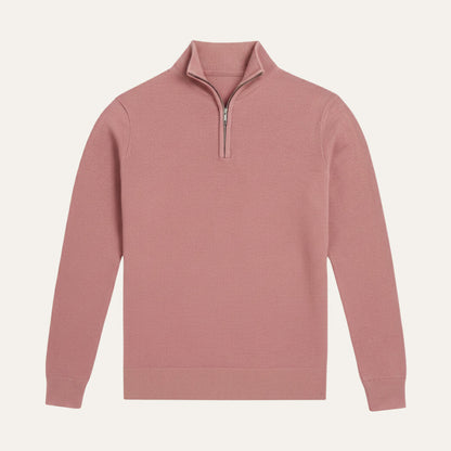 Men's Quarter Zip Sweater Smart Casual