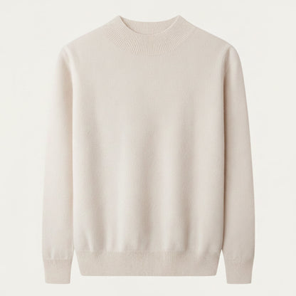 Men's Mock Neck Knit Sweater