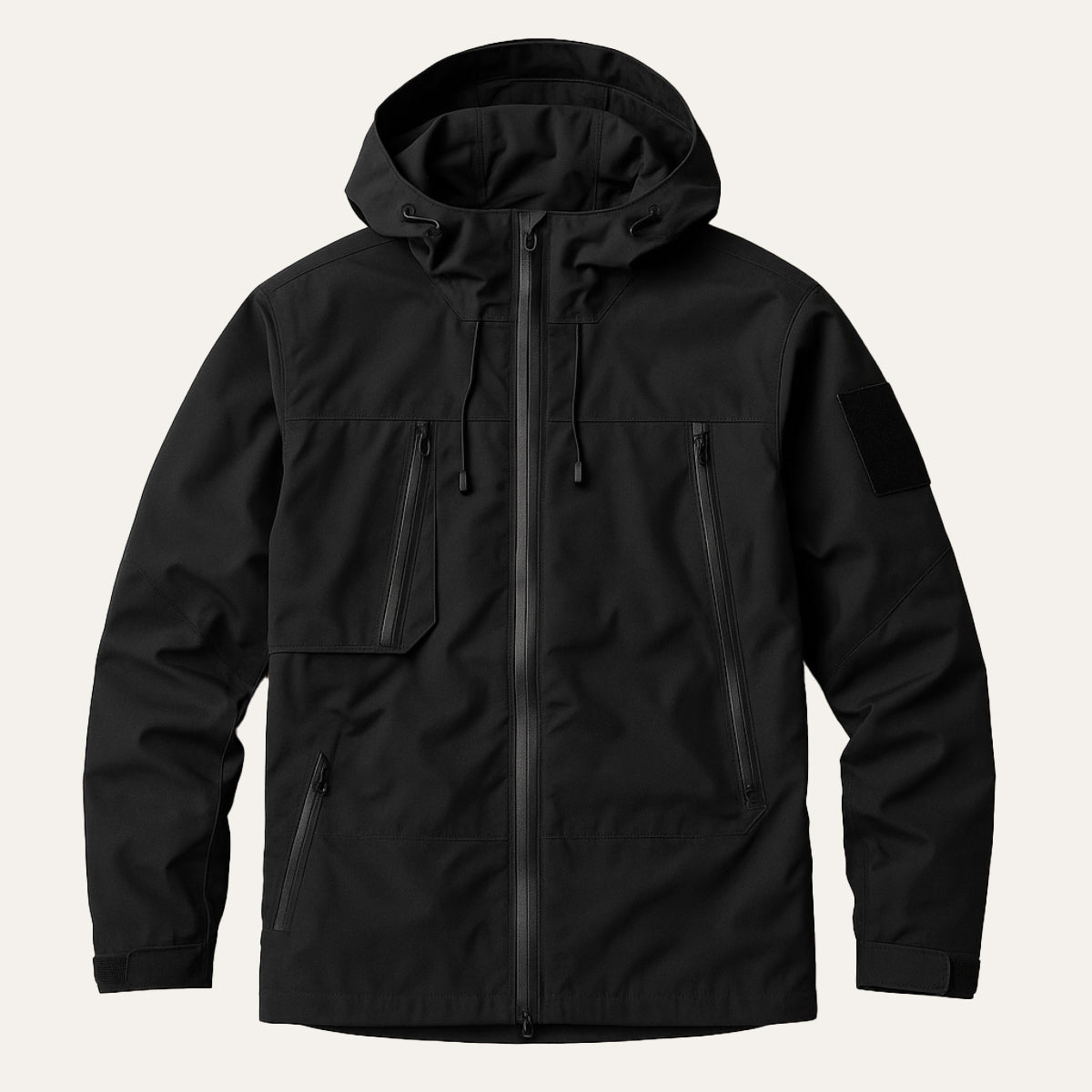 Men's Waterproof Windbreaker Hooded Jacket Lightweight