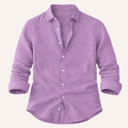 Men's Cotton Linen Casual Summer Shirt